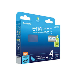 Panasonic Eneloop AA batéria, 4 ks s PVC boxom