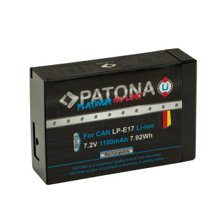 Batéria LP-E17 pre Canon EOS 750D / M3 / M5 / M6 plne dekódovaná 1100 mAh
