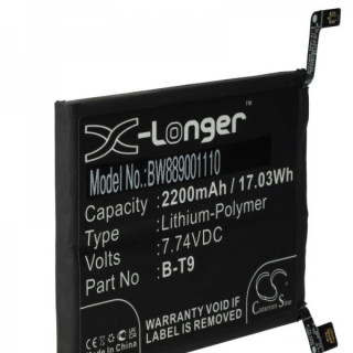 Batéria pre Vivo IQOO 9T / IQOO 10 5G, B-T9, 2200 mAh