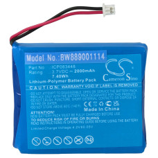 Batéria pre Midland TecTalk Float, 2000 mAh