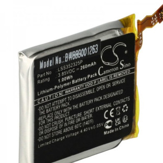 Batéria pre nabíjanie FitBit Versa 3, 260 mAh