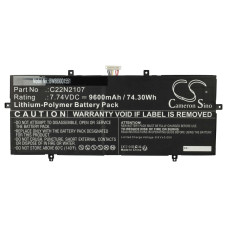 Batéria pre Asus ZenBook 14 OLED UX3402QA / UX3402ZA / UX4302ZA, C22N2107, 9600 mAh