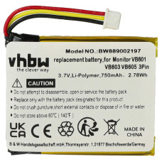 Batéria pre GlobalSat GH625XT, 750 mAh