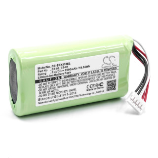 Batéria pre Sony SRS-X3, 2600 mAh