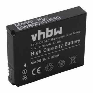 Batéria pre GoPro HD Hero / HD Hero 2, 1100 mAh