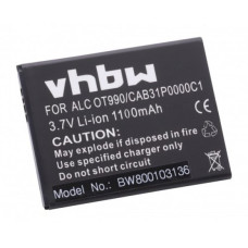 Batéria pre Alcatel OT-910 / OT-985 / OT-990, 1100 mAh