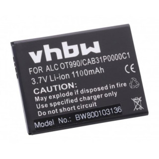 Batéria pre Alcatel OT-910 / OT-985 / OT-990, 1100 mAh