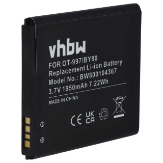 Batéria pre Alcatel OT-997 / OT-5035, 1950 mAh Batéria pre Alcatel OT-997 / OT-5035, 1950 mAh