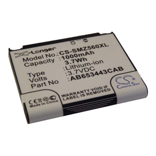 Batéria pre Samsung SGH-A700 / SGH-M810 / SGH-Z560, 1000 mAh