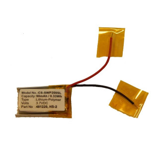 Batéria pre Sony PlayStation 3D okuliare / WEP-200, 90 mAh