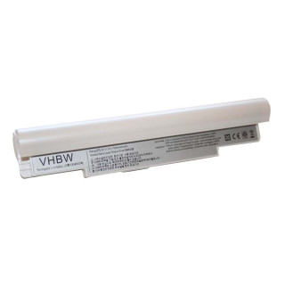 Batéria pre Samsung NC10 / NC20 / N120 / N140, biela, 6600mAh