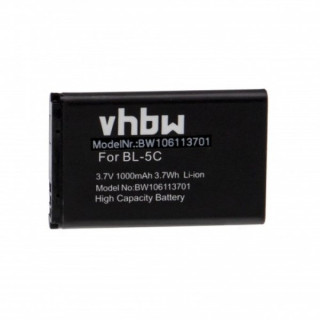 Batéria pre Nokia 1100 / 2600 / 6600 / N70 / N71, BL-5C, 1000 mAh