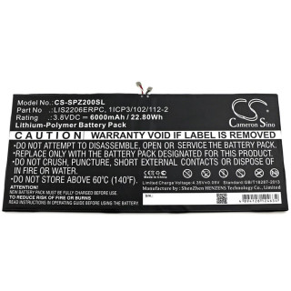 Batéria pre Sony Xperia Tablet Z2, 6000 mAh