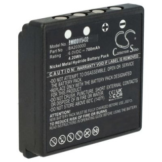 Batéria pre HBC Radiomatic BA222060 / BA203060, čierna, 700 mAh