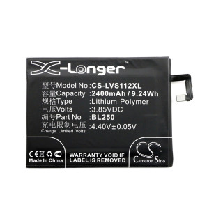 Batéria pre Lenovo Vibe S1, 2400 mAh