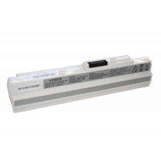 Batéria pre Medion Akoya E1210 / MSI Wind U100 / LG X110, biela, 6600mAh