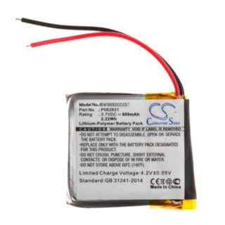 Batéria pre JBL Synchros S400BT, 600 mAh