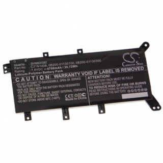 Batéria pre Asus X555 / F555 / C21N1347, 4700 mAh Batéria pre Asus X555 / F555 / C21N1347, 4700 mAh