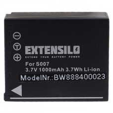 Batéria CGA-S007 pre Panasonic Lumix DMC-TZ5 / DMC-TZ4 / DMC-TZ3, 1000mAh