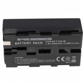 Batéria NP-F550 / NP-F750 pre Sony CCD-RV100 / CCD-RV200, 2000 mAh
