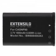 Batéria NP-90 pre Casio Exilim EX-H10 / EX-H15 / EX-H20G / EX-FH100, 1800mAh