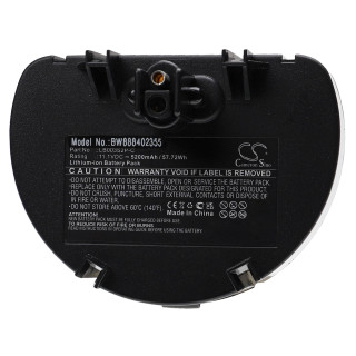 Batéria pre Water Tech Pool Blaster Pro 900 / Precision 2.0 Li, LB003S2P-C, 5200 mAh