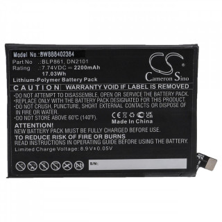 Batéria pre OnePlus Nord 2 5G / Nord 2T, BLP861, 2200 mAh