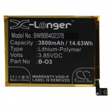 Batéria pre Vivo S7E (2020) / Y73S (2020), B-03, 3800 mAh