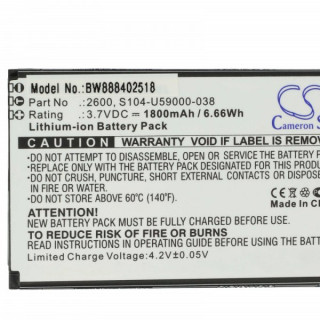 Batéria pre Wiko Sunny 2 Plus, 1800 mAh