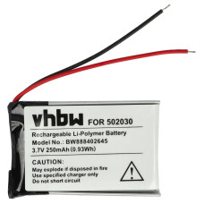 Batéria pre Bosch Intuvia, 250 mAh