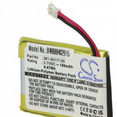 Batéria pre Garmin Approach S10 / S20 / X40, 180 mAh
