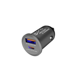 Autonabíjačka pre zariadenia s USB-C / USB-A pripojením, dvojitá, 45W