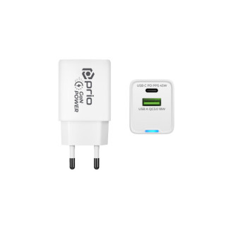 Nabíjačka / adaptér USB-A / USB-C, GaN, PD, 45W