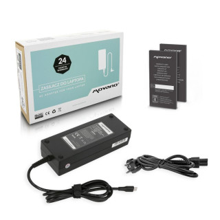 Nabíjačka pre notebooky HP / Toshiba / Acer / Asus / Lenovo / Dell, 130W / 20V / 6,5A / pripojenie USB-C Nabíjačka pre notebooky HP / Toshiba / Acer / Asus / Lenovo / Dell, 130W / 20V / 6,5A / pripojenie USB-C