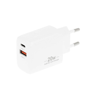 USB-A / USB-C nabíjačka / adaptér, GaN, PD, 20 W USB-A / USB-C nabíjačka / adaptér, GaN, PD, 20 W