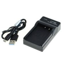 Nabíjačka batérií pre Fuji NP-50 / Kodak KLIC-7004 / Pentax D-Li68 / D-Li122, MicroUSB