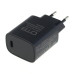 Nabíjačka pre zariadenia s USB-C konektorom, 20W, čierna