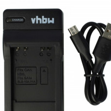 Nabíjačka batérií pre Canon NB-6L / Samsung SLB-10A / JVC BN-VH105, MicroUSB