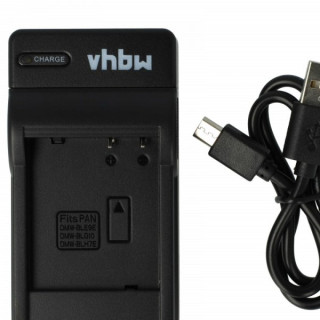Nabíjačka batérií Panasonic DMW-BLG10 / DMW-BLE9 / DMW-BLH7, MicroUSB
