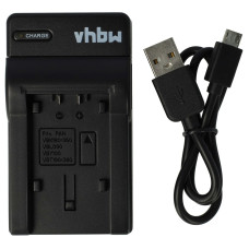 Nabíjačka batérií Panasonic VW-VBK180 / VW-VBT190 / VW-VBY100, MicroUSB Nabíjačka batérií Panasonic VW-VBK180 / VW-VBT190 / VW-VBY100, MicroUSB
