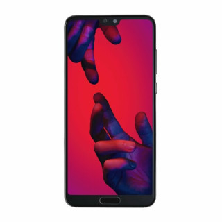 Sklo a LCD obrazovka pre Huawei P20, originál (OEM), čierna