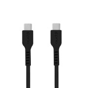 Dátový kábel z USB-C 2.0 do USB-C 2.0 Power Delivery, 100 W, čierny, 1,2 m