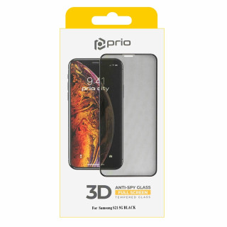 Tvrdené ochranné sklo pre Samsung Galaxy S21 5G, Full Cover 3D, čierne