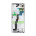 Sklo a LCD obrazovka pre Samsung Galaxy S21 Ultra 5G / SM-G998, originál, strieborná