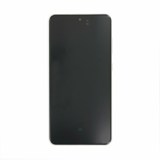 Sklo a LCD obrazovka pre Samsung Galaxy S21 FE 5G / SM-G990, originál, olivovo zelená