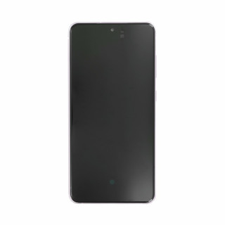 Sklo a LCD obrazovka pre Samsung Galaxy S21 FE 5G / SM-G990, originál, fialová