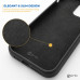 Silikónové puzdro Apple iPhone 11 Pro Max, čierne