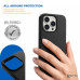 Silikónové puzdro Apple iPhone 11 Pro Max, čierne