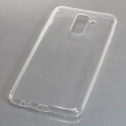 Silikónové puzdro Samsung Galaxy J8 (2018) priehľadné