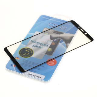 Tvrdené ochranné sklo pre Samsung Galaxy A9, Full Cover 3D, čierne